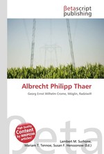 Albrecht Philipp Thaer