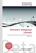 Schreiers Subgroup Lemma