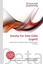 Sonata For Solo Cello (Ligeti)