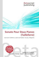 Sonate Pour Deux Pianos (Tailleferre)