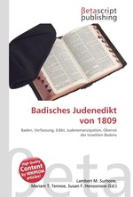 Badisches Judenedikt von 1809