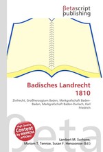 Badisches Landrecht 1810