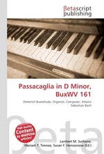 Passacaglia in D Minor, BuxWV 161