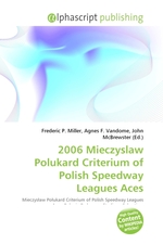 2006 Mieczyslaw Polukard Criterium of Polish Speedway Leagues Aces