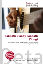 Sabbath Bloody Sabbath (Song)