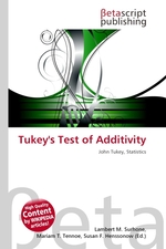Tukeys Test of Additivity