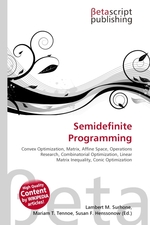 Semidefinite Programming