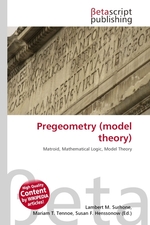 Pregeometry (model theory)