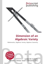 Dimension of an Algebraic Variety