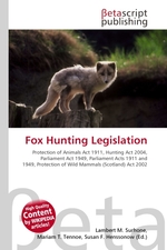 Fox Hunting Legislation