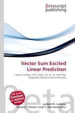 Vector Sum Excited Linear Prediction