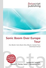 Sonic Boom Over Europe Tour