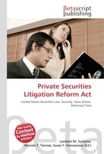 Private Securities Litigation Reform Act