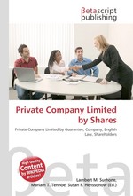 Private Company Limited by Shares