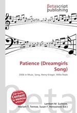 Patience (Dreamgirls Song)