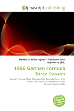 1996 German Formula Three Season