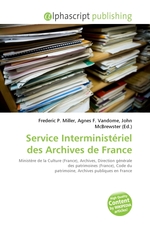 Service Interminist?riel des Archives de France