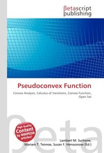 Pseudoconvex Function