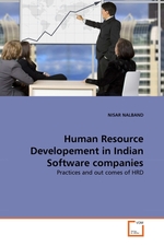 Human Resource Developement in Indian Software companies. Practices and out comes of HRD