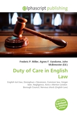 Duty of Care in English Law