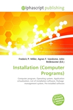 Installation (Computer Programs)