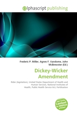 Dickey-Wicker Amendment