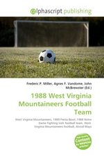 1988 West Virginia Mountaineers Football Team