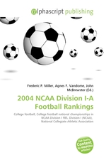 2004 NCAA Division I-A Football Rankings