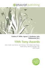 19th Tony Awards
