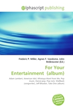 For Your Entertainment (album)