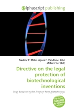 Directive on the legal protection of biotechnological inventions