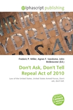 Dont Ask, Dont Tell Repeal Act of 2010