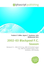 2002–03 Blackpool F.C. Season