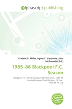 1985–86 Blackpool F.C. Season