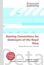 Naming Conventions for Destroyers of the Royal Navy