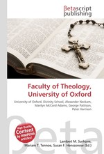 Faculty of Theology, University of Oxford