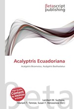 Acalyptris Ecuadoriana