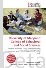 University of Maryland College of Behavioral and Social Sciences