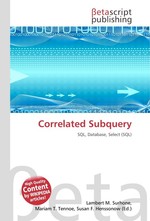 Correlated Subquery