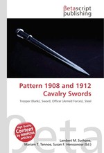 Pattern 1908 and 1912 Cavalry Swords