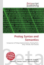 Prolog Syntax and Semantics