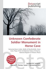 Unknown Confederate Soldier Monument in Horse Cave