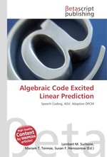 Algebraic Code Excited Linear Prediction