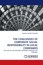 THE CHALLENGES OF CORPORATE SOCIAL RESPONSIBILITY IN LOCAL COMPANIES. THE CASE OF THE NATIONAL REFINING COMPANY LTD (SONARA)