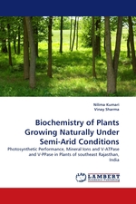 Biochemistry of Plants Growing Naturally Under Semi-Arid Conditions. Photosynthetic Performance, Mineral Ions and V-ATPase and V-PPase in Plants of southeast Rajasthan, India