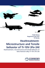 Heattreatment-Microstructure and Tensile behavior of Ti-10V-3Fe-3Al. Heattreatment, microstructure,and tensile behavior of beta titanium alloy-Ti-10V-2Fe-3Al