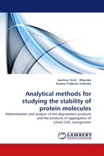 Analytical methods for studying the stability of protein molecules. Determination and analysis of the degradation products and the products of aggregation of (rHuG-CSF), Lenograstim