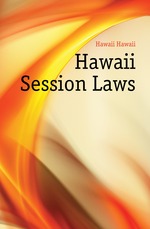 Hawaii Session Laws