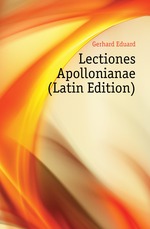 Lectiones Apollonianae (Latin Edition)