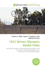 1972 Winter Olympics Medal Table